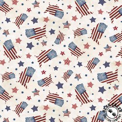 P&B Textiles Farmhouse Americana Wooden Map Toss Cream P&B Textiles Farmhouse Americana Wooden Map Toss Cream