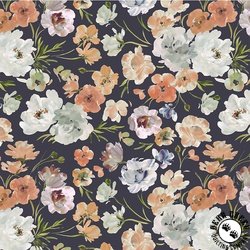 Windham Fabrics Bloomfield Ranunculus Navy Windham Fabrics Bloomfield Ranunculus Navy