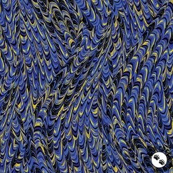 Benartex Metallic Impressions Marble Impressions Navy Benartex Metallic Impressions Marble Impressions Navy