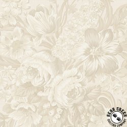 Marcus Fabrics Flower Garden 108 Inch Wide Backing Fabric Large Floral Ivory Marcus Fabrics Flower Garden 108 Inch Wide Backing Fabric Large Floral Ivory