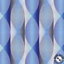 Henry Glass Twisted Ribbon 108 Inch Wide Backing Fabric Blue