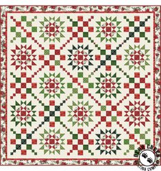 Holiday Greetings Peppermint and Pine Free Quilt Pattern