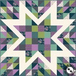 Pretty Purple Petals Large Stars Free Quilt Pattern Pretty Purple Petals Large Stars Free Quilt Pattern