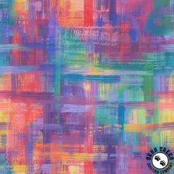 Maywood Studio Colorfield 108 Inch Wide Backing Fabric Rainbow/Multi