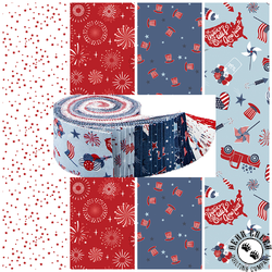 Mystery Five-0 Aloha Quilt Kit - STARS AND STRIPES FOREVER