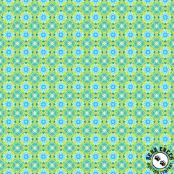 In The Beginning Fabrics Dragon Friends Geo 4 Green