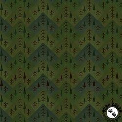 Henry Glass The Mountains are Calling Tree Mountain Zig Zag Green Henry Glass The Mountains are Calling Tree Mountain Zig Zag Green