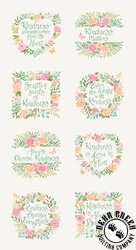 Moda Kindness Panel Dogwood