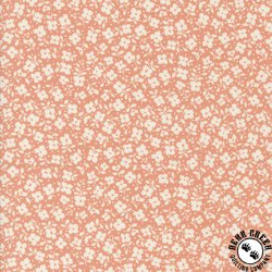 Moda Dainty Meadow Tossed Petals Coral