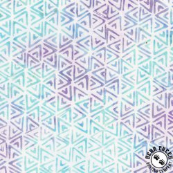 Anthology Fabrics Breeze Batik Angles White