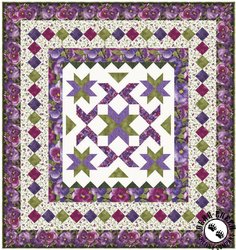 Viola - Patch of Pansies Free Quilt Pattern by Timeless Treasures