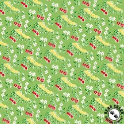 Windham Fabrics Garden Party Flower Field Green Windham Fabrics Garden Party Flower Field Green