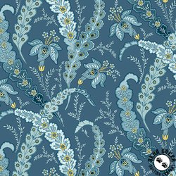 Andover Fabrics Beach House Ribbon Glass Blue