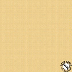 Clothworks Daisy Field Dot Gold Clothworks Daisy Field Dot Gold