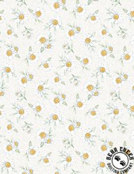 Wilmington Prints Daisy Days Daisies Cream