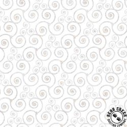 QT Fabrics Night Flight Scroll White QT Fabrics Night Flight Scroll White