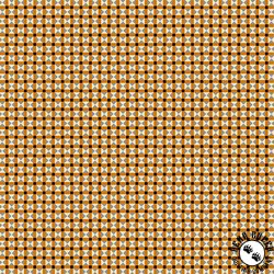 Andover Fabrics Pumpkin Licorice Checkerboard Pumpkin