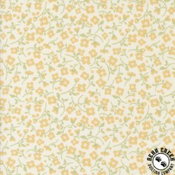 Moda Dainty Meadow Small Floral Porcelain/Buttercup