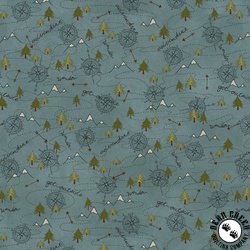 Henry Glass The Mountains are Calling Mixed Media Mountain Trail Teal Henry Glass The Mountains are Calling Mixed Media Mountain Trail Teal