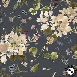 Windham Fabrics Bloomfield 108 Inch Wide Backing Fabric Peony Garden Indigo