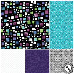 Grids Girls 2025 Winter Mystery Quilt Fabric Bundle - BRIGHT