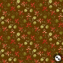 Andover Fabrics Autumn Woods Bittersweet Brown