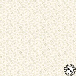 Andover Fabrics Latte Floral Dot Cream