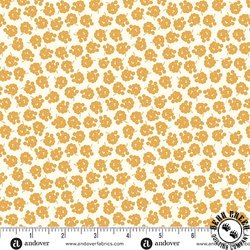 Andover Fabrics Coastal Walk Tiny Tansy Cantaloupe