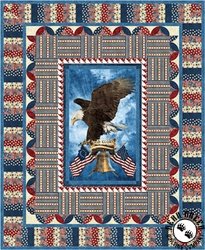 Stonehenge Old Glory Stars and Stripes - One Stamp Free Quilt Pattern by Northcott Stonehenge Old Glory Stars and Stripes - One Stamp Free Quilt Pattern by Northcott