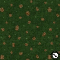 P&B Textiles Bigfoot Country Pinecone Toss Dark Green P&B Textiles Bigfoot Country Pinecone Toss Dark Green