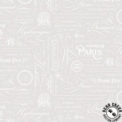 Riley Blake Designs Elegant Essentials Text White/Pearl Riley Blake Designs Elegant Essentials Text White/Pearl