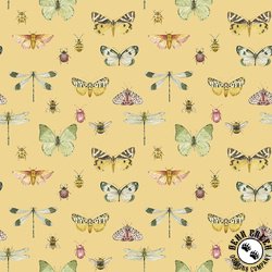 Riley Blake Designs Love Me More Flutter Yellow