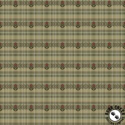 Henry Glass Simply Charming Flower Plaid Green Henry Glass Simply Charming Flower Plaid Green
