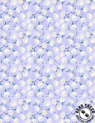 Wilmington Prints Morning Blooms Small Floral Toss Purple Wilmington Prints Morning Blooms Small Floral Toss Purple