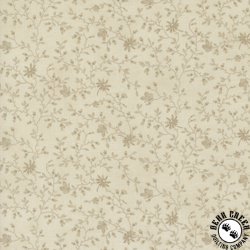 Moda Vintage Linen Papillion Bramble Taupe