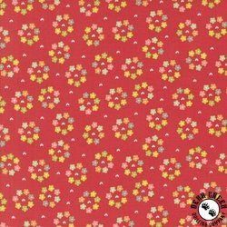 Moda Raspberry Summer Rosy Small Floral Raspberry Moda Raspberry Summer Rosy Small Floral Raspberry