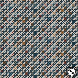 Benartex Blue Mill Silver Mill Blue