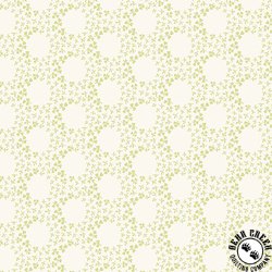 Andover Fabrics Little Clover Rings White