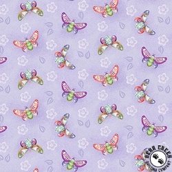 Studio E Fabric In The Thicket Tossed Butterflies Lavender Studio E Fabric In The Thicket Tossed Butterflies Lavender