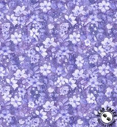 QT Fabrics Hunny Bunny Tonal Floral Purple QT Fabrics Hunny Bunny Tonal Floral Purple