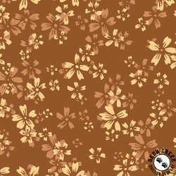 Cloud9 Fabrics Eventide 108 Inch Wide Backing Fabric Wildflower Cinnamon