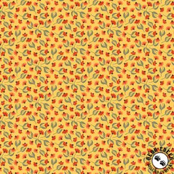 Windham Fabrics Harvest Gathering Daisy Field Amber