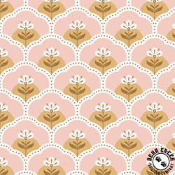 Cloud9 Fabrics Vintage Charm Rosie Pink/Gold