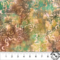 Northcott Banyan Batiks Dandelion Wishes Bamboo Floral Hazelwood