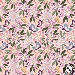 Riley Blake Designs Juju's Petals Main Pink Riley Blake Designs Juju's Petals Main Pink