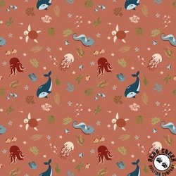 Riley Blake Designs Created with Love In the Sea Clay