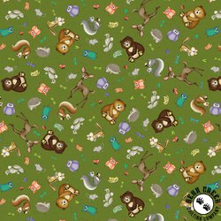 Windham Fabrics Enchanted Woods Woodland Friends Forest