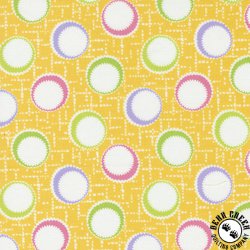 Moda On The Bright Side Inner Dots Geometric Banana