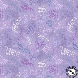 Windham Fabrics Noteworthy Aspirations Lilac Windham Fabrics Noteworthy Aspirations Lilac