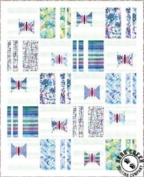 Fluttering By - Fluttering Wishes Blue Free Quilt Pattern Fluttering By - Fluttering Wishes Blue Free Quilt Pattern